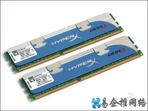 金士顿DDR3 1600 4G骇客神条套装(CL9)