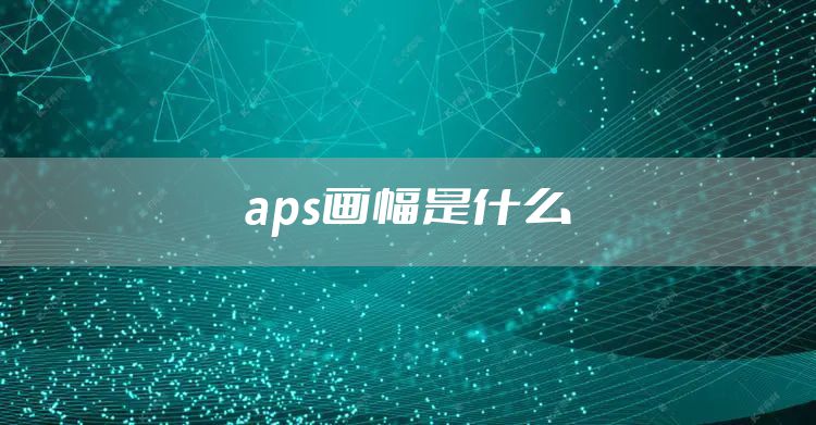 aps画幅是什么
