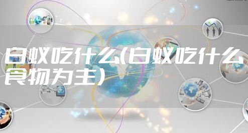 白蚁吃什么（白蚁吃什么食物为主）