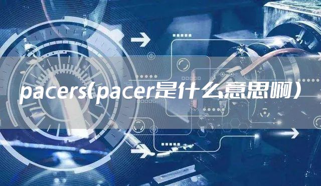 pacers（pacer是什么意思啊）