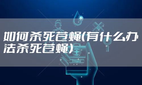 如何杀死苍蝇（有什么办法杀死苍蝇）
