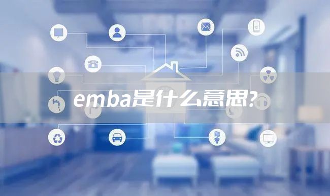 emba是什么意思？