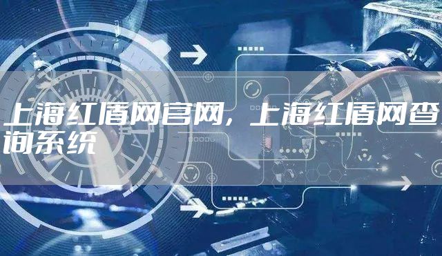 上海红盾网官网，上海红盾网查询系统