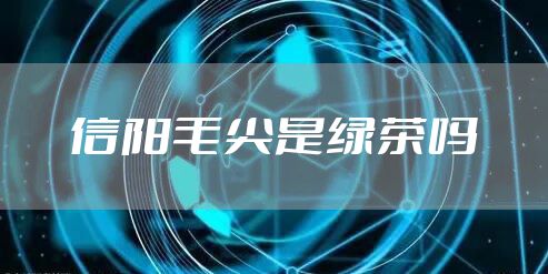 信阳毛尖是绿茶吗