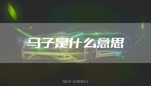 马子是什么意思