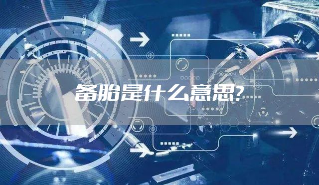 备胎是什么意思？