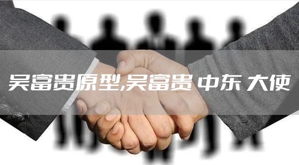 吴富贵原型,吴富贵 中东 大使