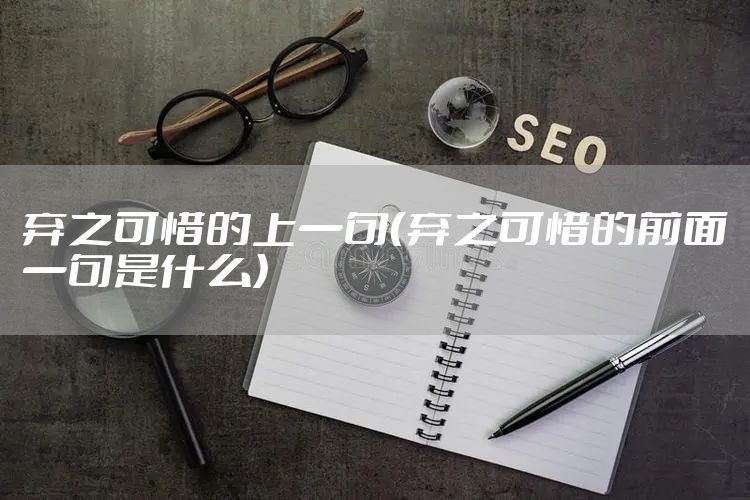 弃之可惜的上一句（弃之可惜的前面一句是什么）