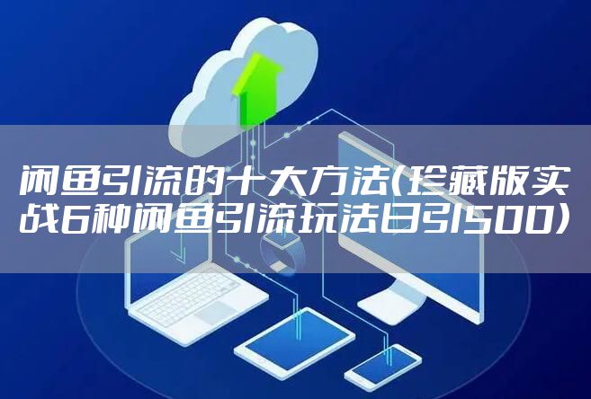 闲鱼引流的十大方法（珍藏版实战6种闲鱼引流玩法日引500）