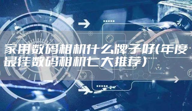 家用数码相机什么牌子好（年度最佳数码相机七大推荐）