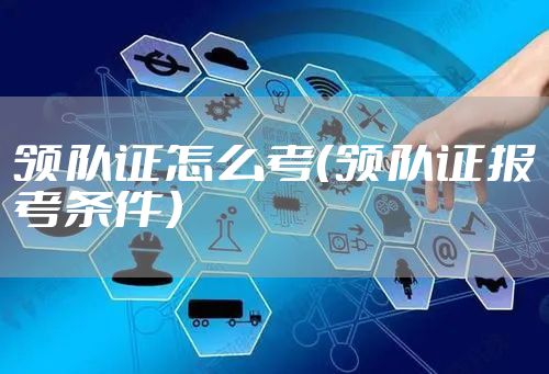 领队证怎么考（领队证报考条件）