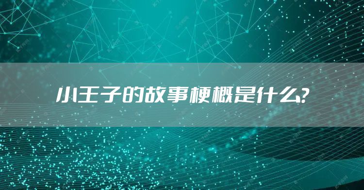 小王子的故事梗概是什么？
