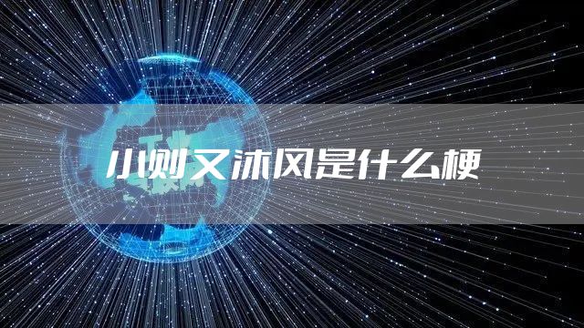 小则又沐风是什么梗