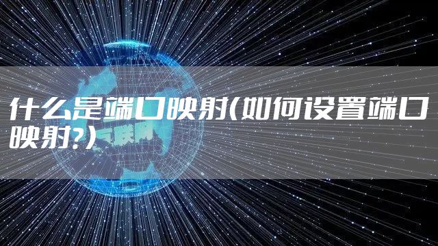 什么是端口映射（如何设置端口映射？）