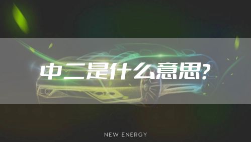 中二是什么意思？