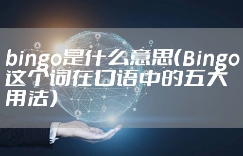 bingo是什么意思（Bingo这个词在口语中的五大用法）