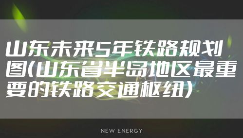 山东未来5年铁路规划图（山东省半岛地区最重要的铁路交通枢纽）