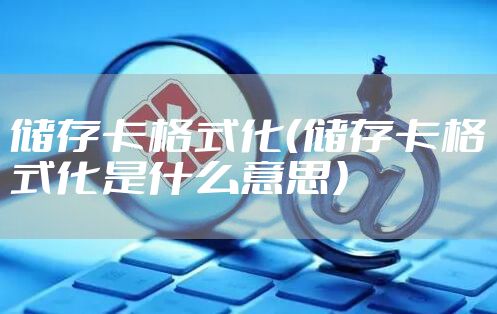 储存卡格式化（储存卡格式化是什么意思）