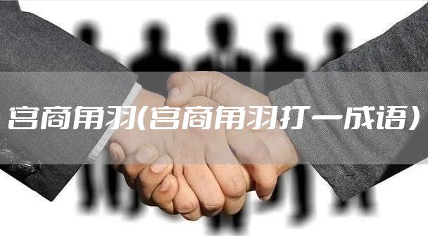 宫商角羽（宫商角羽打一成语）
