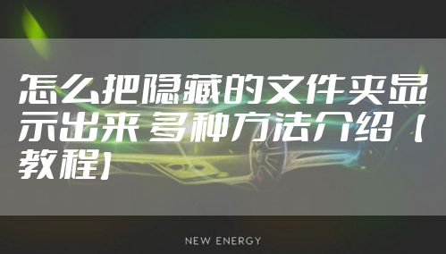 怎么把隐藏的文件夹显示出来 多种方法介绍【教程】