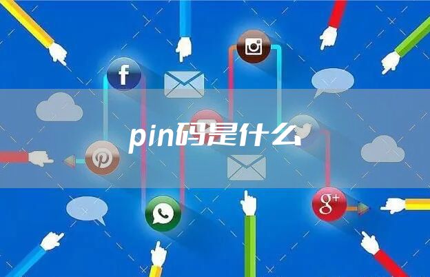 pin码是什么