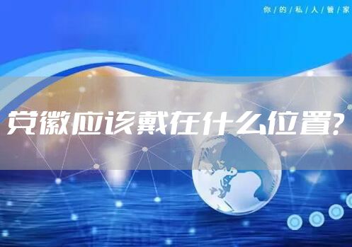 党徽应该戴在什么位置？