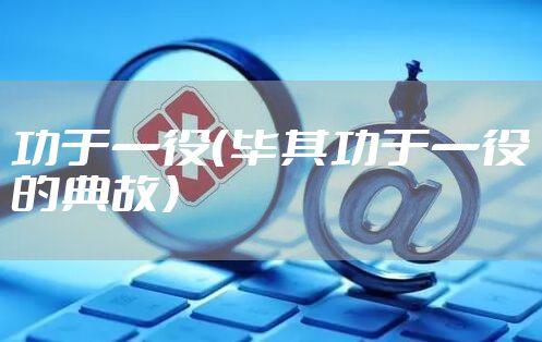 功于一役（毕其功于一役的典故）