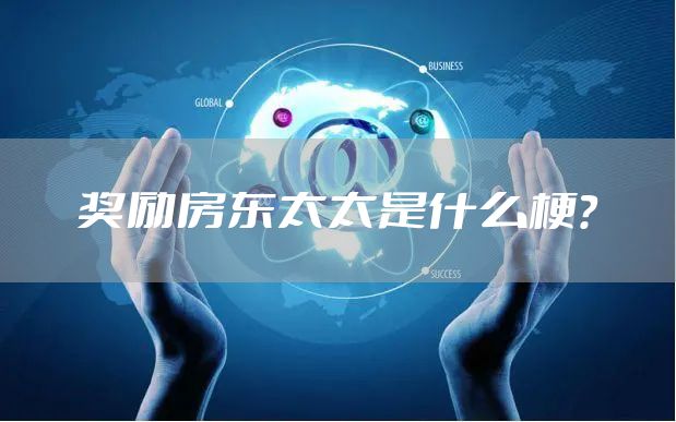 奖励房东太太是什么梗？
