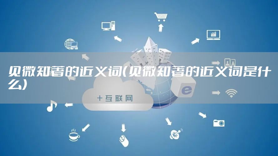 见微知著的近义词（见微知著的近义词是什么）