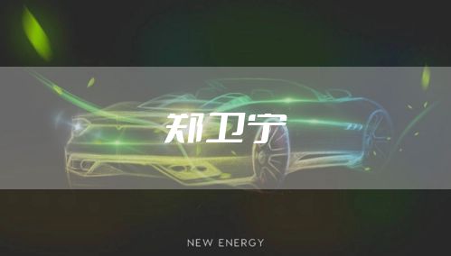 郑卫宁