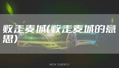 败走麦城（败走麦城的意思）