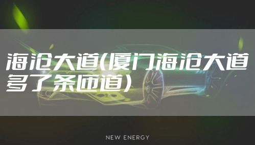 海沧大道（厦门海沧大道多了条匝道）