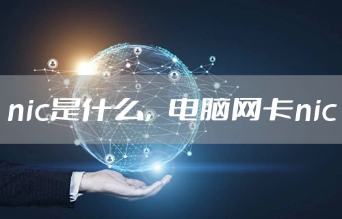 nic是什么，电脑网卡nic