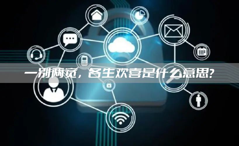 一别两宽，各生欢喜是什么意思？