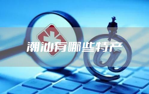 潮汕有哪些特产