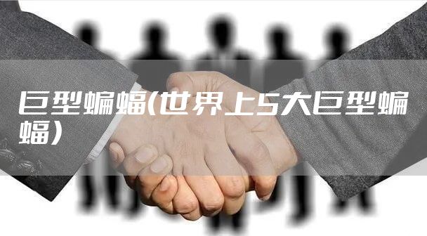 巨型蝙蝠（世界上5大巨型蝙蝠）