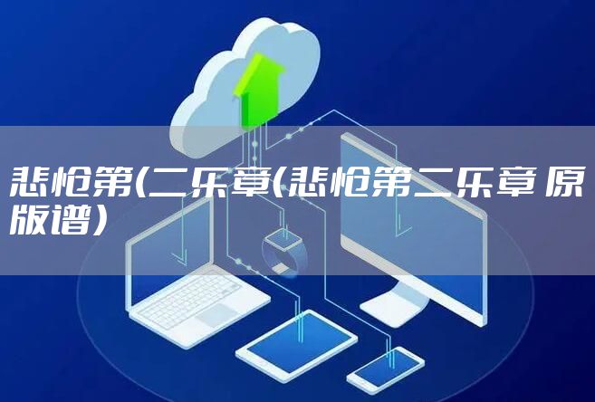 悲怆第(二乐章（悲怆第二乐章 原版谱）