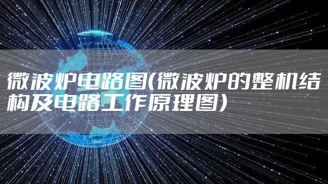 微波炉电路图（微波炉的整机结构及电路工作原理图）