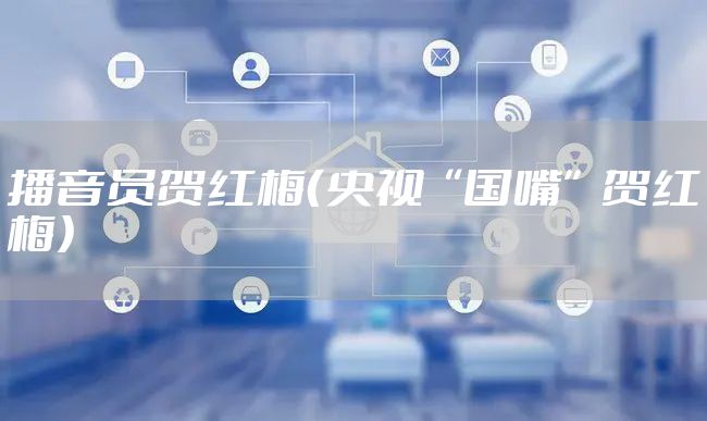播音员贺红梅（央视“国嘴”贺红梅）