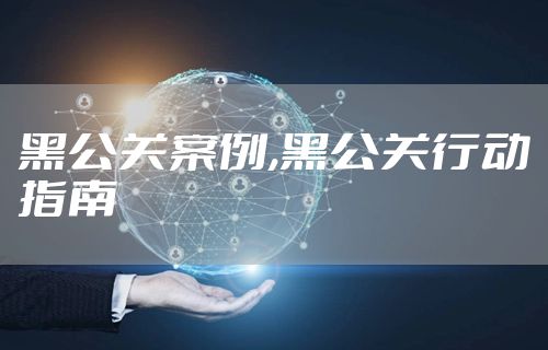 黑公关案例,黑公关行动指南