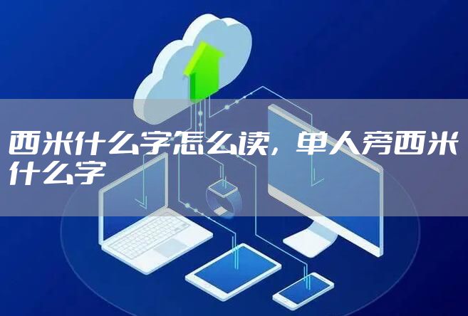 西米什么字怎么读，单人旁西米什么字