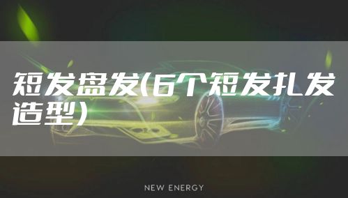短发盘发（6个短发扎发造型）