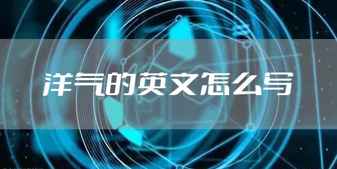 洋气的英文怎么写