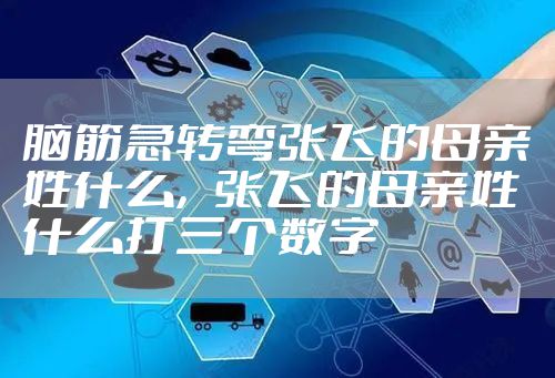 脑筋急转弯张飞的母亲姓什么，张飞的母亲姓什么打三个数字