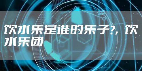 饮水集是谁的集子?，饮水集团