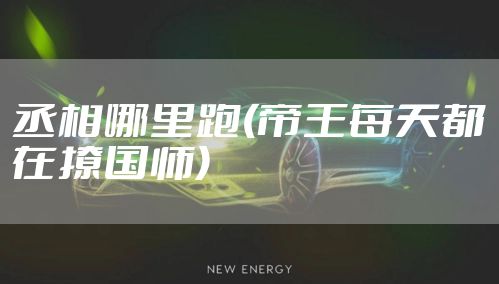 丞相哪里跑(帝王每天都在撩国师)