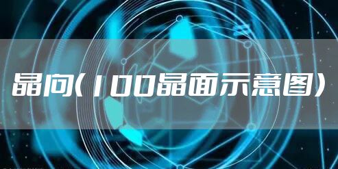 晶向（100晶面示意图）
