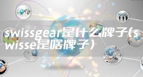 swissgear是什么牌子（swisse是啥牌子）