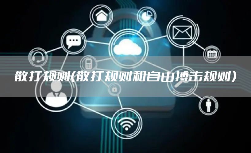 散打规则（散打规则和自由搏击规则）