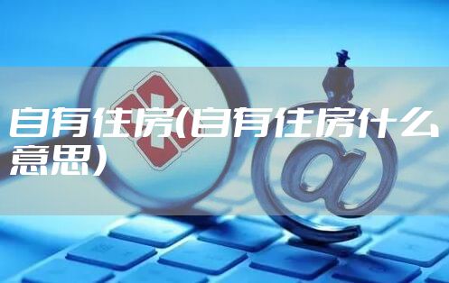 自有住房（自有住房什么意思）